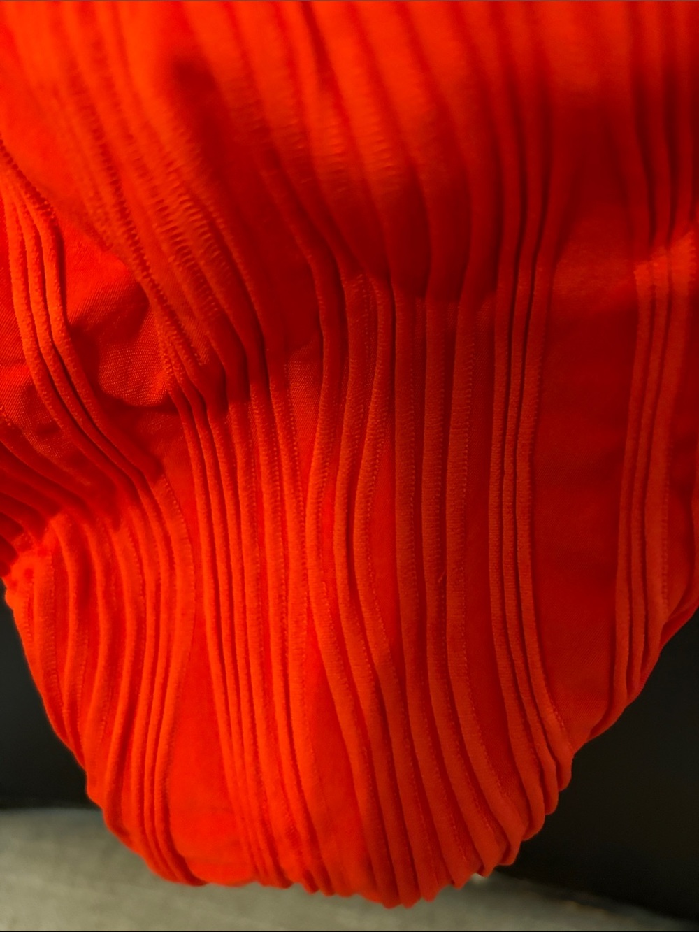 Zaful Bright Red Textured Tie-Side Bikini - Picture 7 of 8